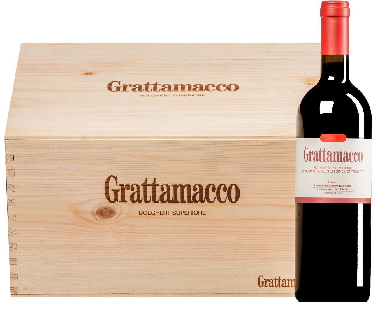 Grattamacco Rosso 2021 Bolgheri Superiore DOC 75cl cassetta in legno