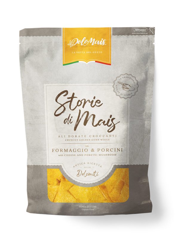 Dolomais Storie di Mais Ali Croccanti con Formaggio e Porcini 80 g