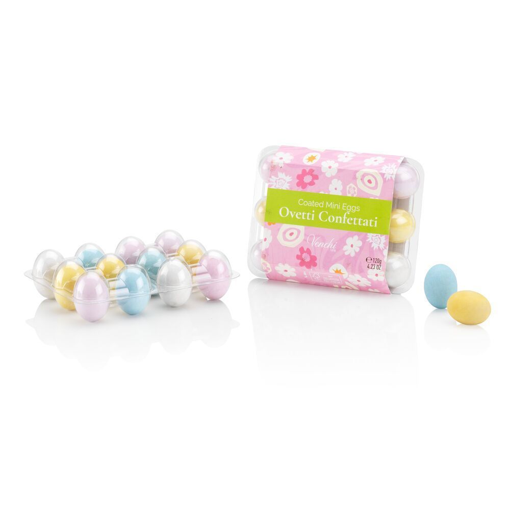 Venchi Confezione Portaovetti assortiti di cioccolato confettati 120g