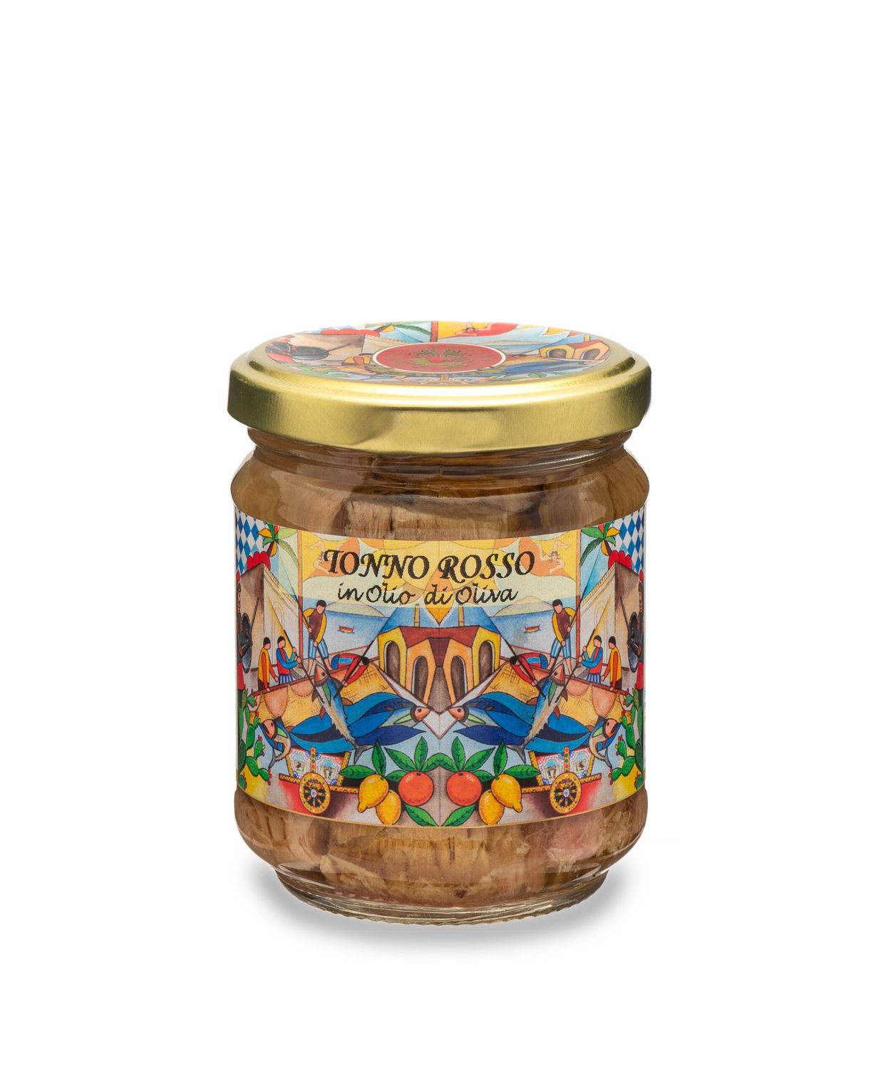 F. Mattina & C. srl - Filetti di Tonno Rosso in Olio di Extra Vergine d'Oliva - vaso gr.300