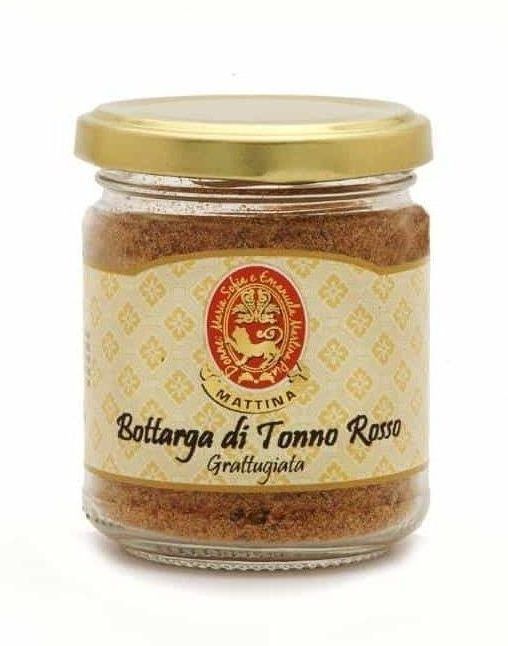 F. Mattina & C. srl - Bottarga di Tonno Rosso Grattuggiata - vaso gr.80