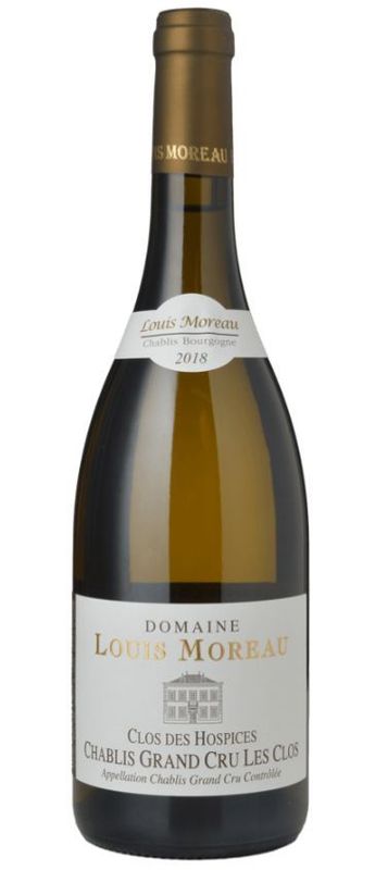 Louis Moreau Chablis AOC Grand Cru  Clos Des  Hospices 2018