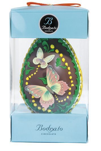 Bodrato Uovo di cioccolato fondente con Farfalle 120 g