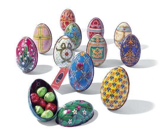 Bodrato Ovette di cioccolato in elegante latta decorata 85 g