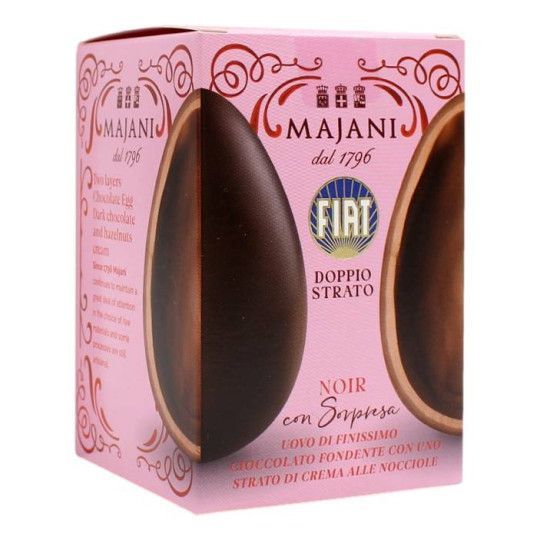 Majani Uovo di finissimo cioccolato fondente FIAT 65 g CON SORPRESA