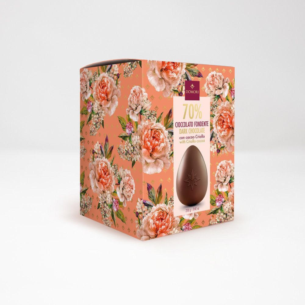 Domori  Uovo di cioccolato fondente 70 % 210 g