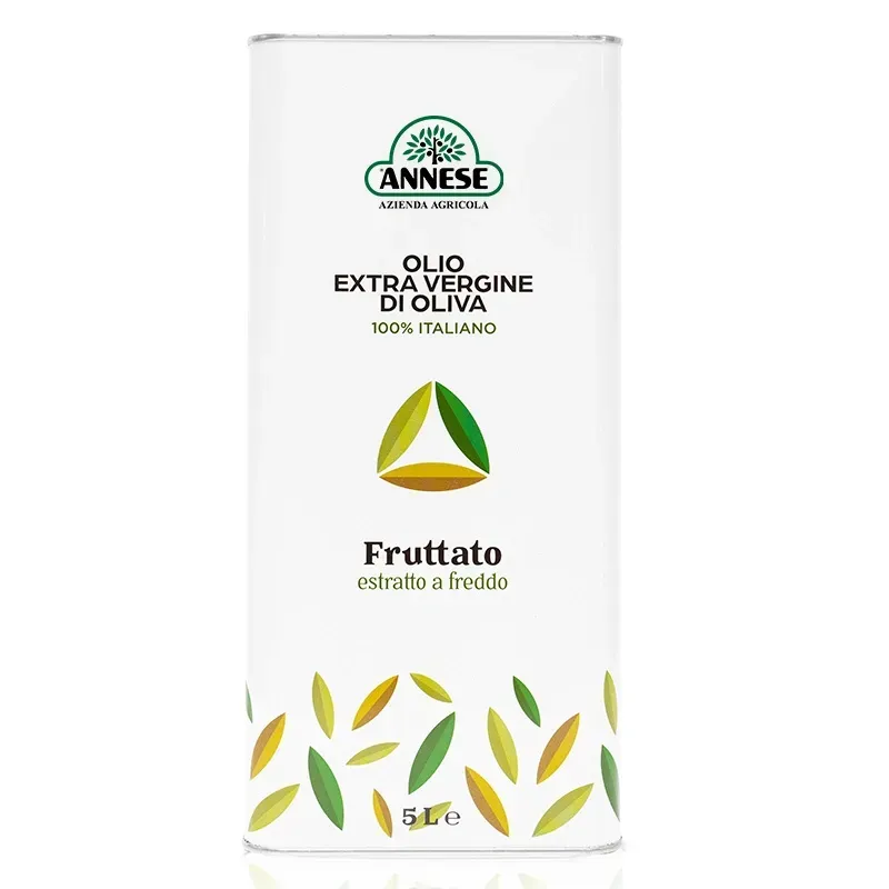Annese Olio Extra Vergine di Oliva Fruttato estratto a freddo – Latta 5 LT