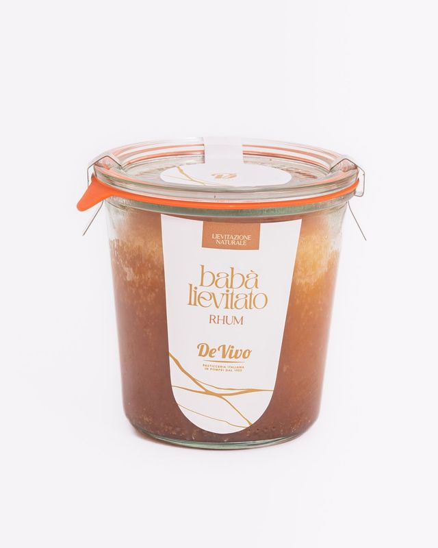 De Vivo Babà lievitato al Rhum vasocottura da 350 g
