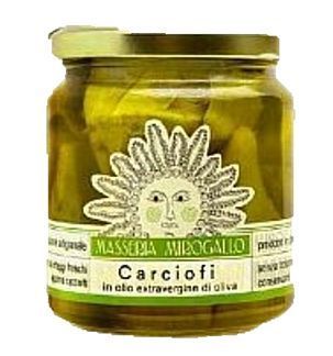 Masseria Mirogallo Carciofi in olio extravergine d'oliva 280g -