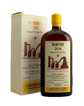 Rum Hampden 2016 Jamaica pure single rum oh 5 yo Habitation Velier Astuccio 70 cl - 62 vol