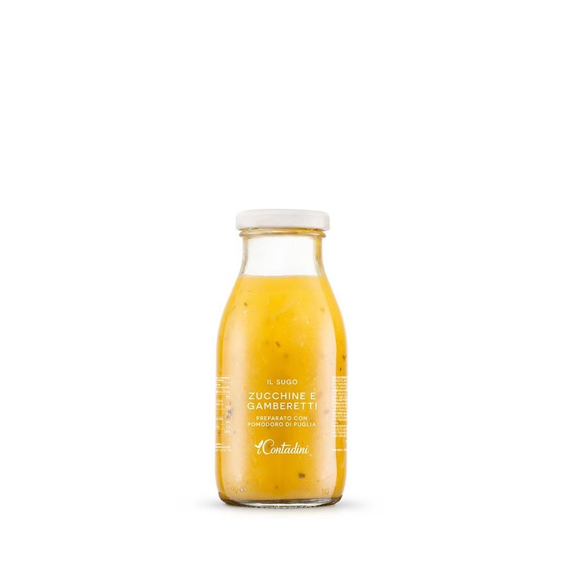 I Contadini Sugo alle Zucchine e Gamberetti 250g -