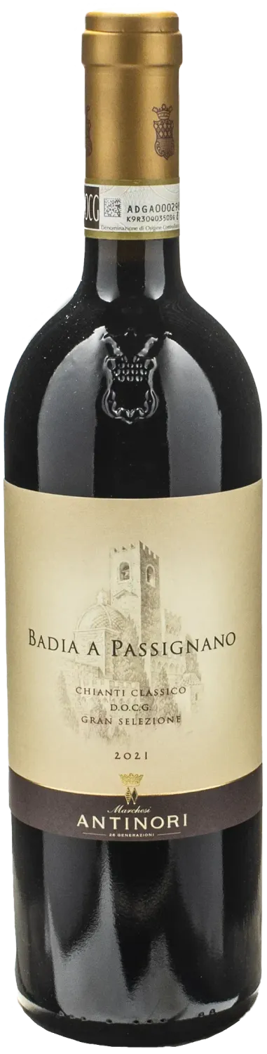Badia a Passignano Antinori Chianti Classico Gran Selezione 2021 DOCG 750 ml - vol.14,5 % Badia a Passignano Antinori Chianti Classico Gran Selezione 2021 DOCG 750 ml - vol.14,5 %