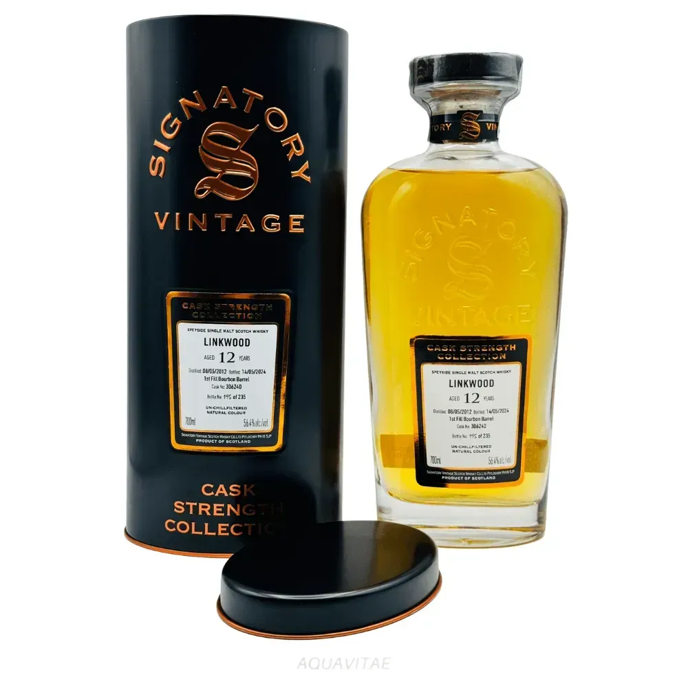 Signatory Linkwood 12 Y.O. Cask#306240 Strenght Collection 70 cl / 56,4° con Astuccio Signatory Linkwood 12 Y.O. Cask#306240 Strenght Collection 70 cl / 56,4° con Astuccio