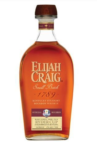 Elijah Craig Small Batch 1789 Ryder Cup Commemorative Bottling 47% vol. 0,70l Elijah Craig Small Batch 1789 Ryder Cup Commemorative Bottling 47% vol. 0,70l