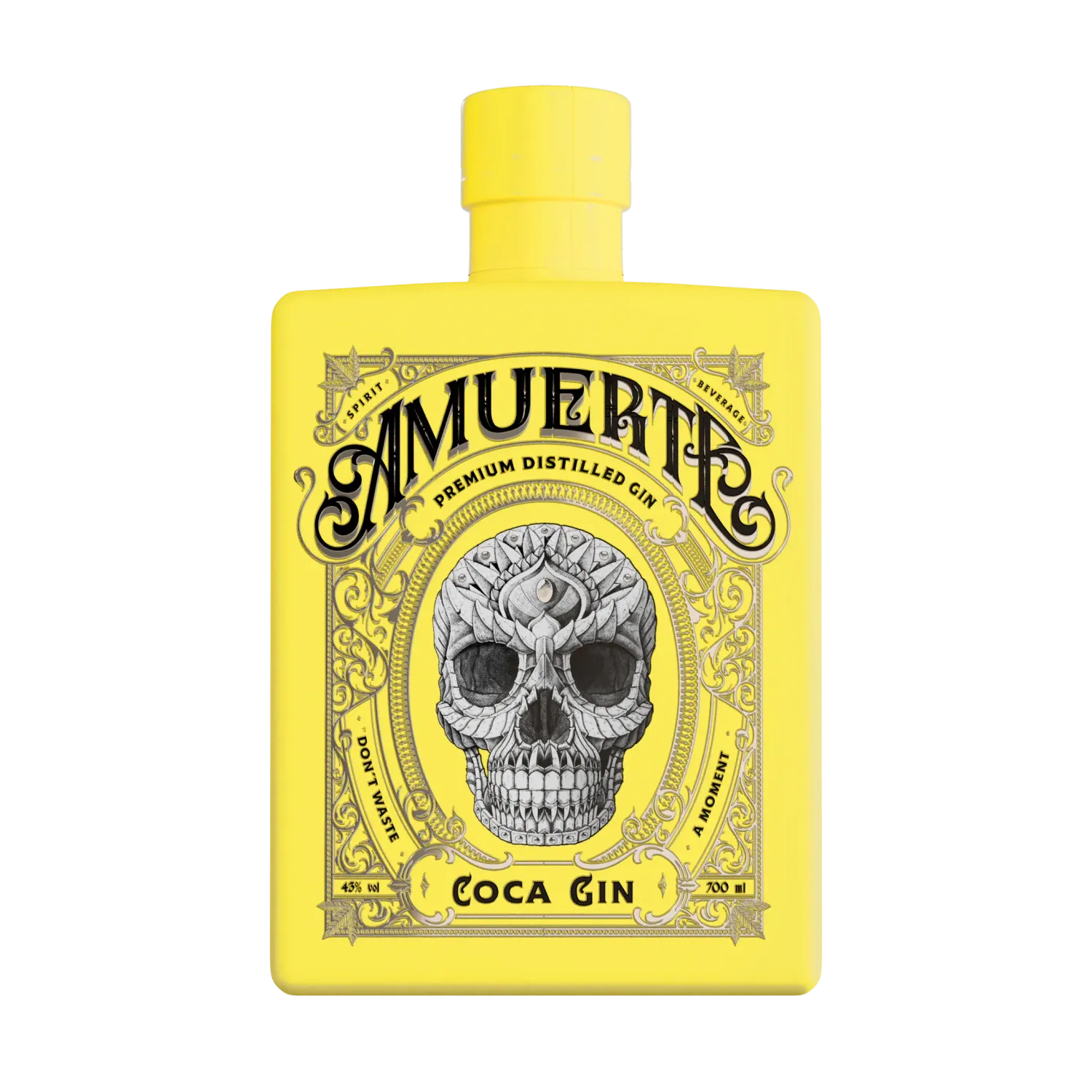 Gin 'Coca Leaf Yellow' 70cl - Amuerte
