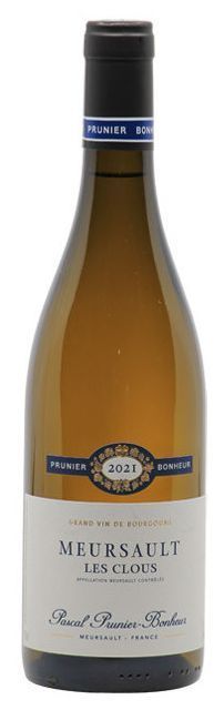 Pascal Prunier Bonheur Meursault Les Clos 2021 750 ML vol.13,5 °