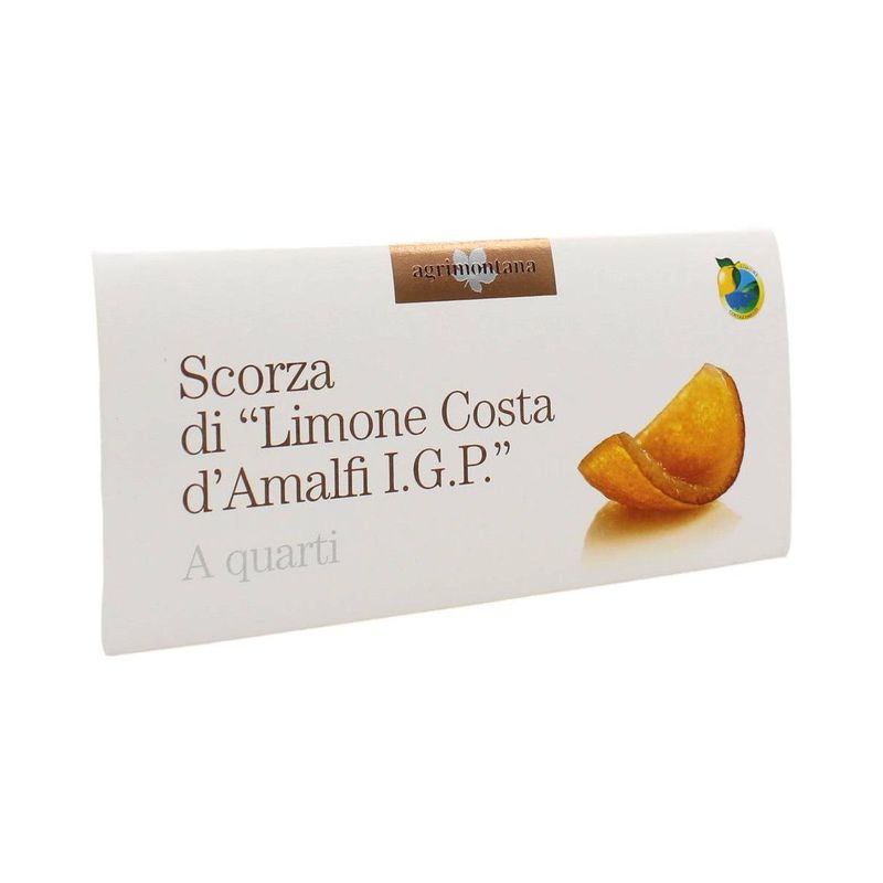 Agrimontana Scorza di di Limone Costa Amalfi a quarti 150g Agrimontana Scorza di di Limone Costa Amalfi a quarti 150g