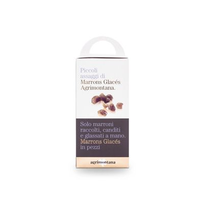 Agrimontana Piccoli Assaggi di Marrons Glacés in pezzi 160 g Agrimontana Piccoli Assaggi di Marrons Glacés in pezzi 160 g