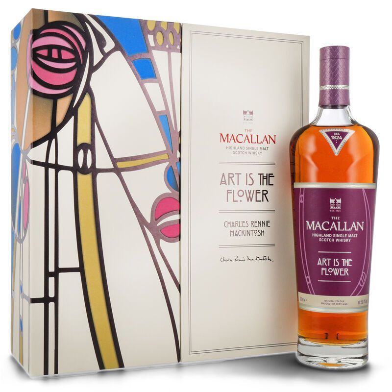 The Macallan Art Is Flower Charles Rennie Mackintosh 70 cl / 50,4° The Macallan Art Is Flower Charles Rennie Mackintosh 70 cl / 50,4°