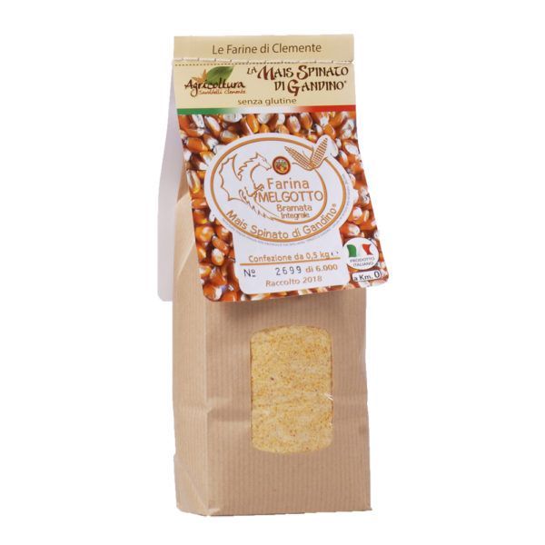 Agricoltura Savoldelli Le Farine di Clemente La Tre Mais Spinato di Gandino Rostrato Rosso Nostrano dell'Isola 500 gr