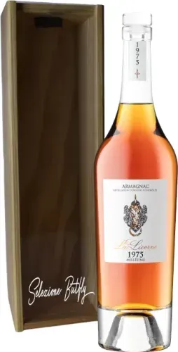 La Licorne Armagnac 1975 Millésime 700 ml - vol. 40° astuccio in legno La Licorne Armagnac 1975 Millésime 700 ml - vol. 40° astuccio in legno