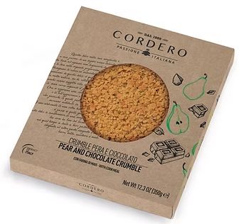 Cordero Crumble pera e cioccolato 350gr