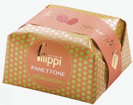 Filippi Panettone con Albicocche Candite 1000g Filippi Panettone con Albicocche Candite 1000g