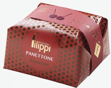 Filippi Panettone con Amarene Candite 1000g Filippi Panettone con Amarene Candite 1000g