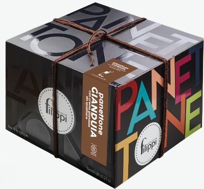 Filippi Panettone alla Gianduja con crema gianduja da spalmare  1000g BOX