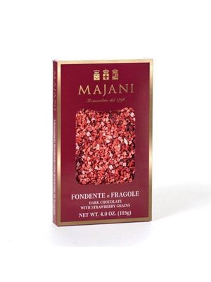 Majani Cioccolato Fondente e Fragole 115g