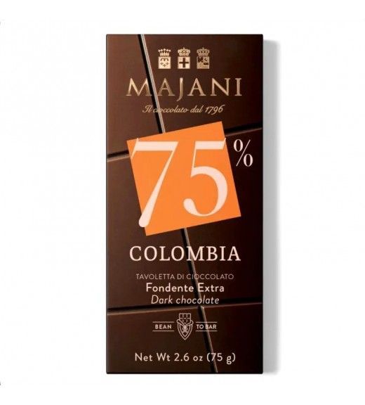 Majani Tavoletta Fondente Colombia 75%
