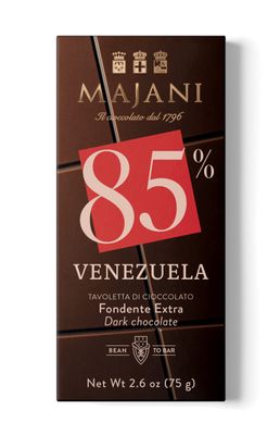 Majani Tavoletta Cioccolato Fondente Venezuela 85% Majani Tavoletta Cioccolato Fondente Venezuela 85%