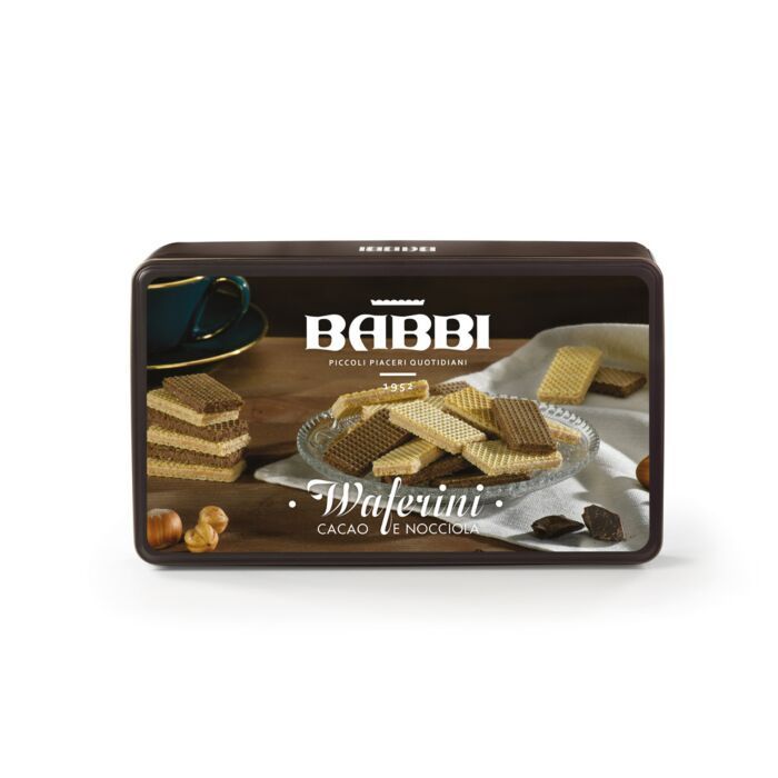 Babbi Waferini Piccoli Piaceri Cacao e Nocciola 250g
