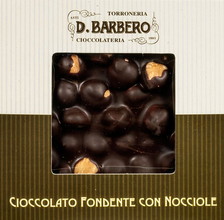 Barbero Cioccolato Fondente con Nocciole 120g