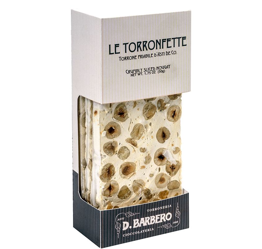 Barbero La Torronfetta Torrone Friabile con nocciole d'Asti De.Co.- 200g