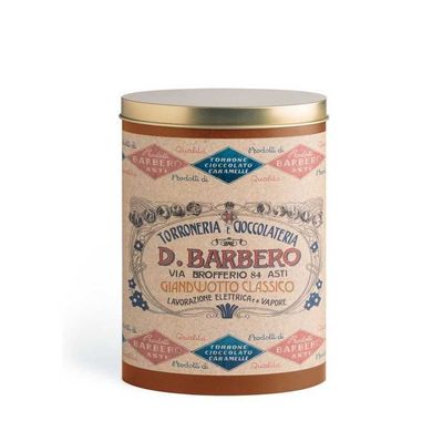 Barbero Giandujotto Classino confezione in latta Ovale 150g