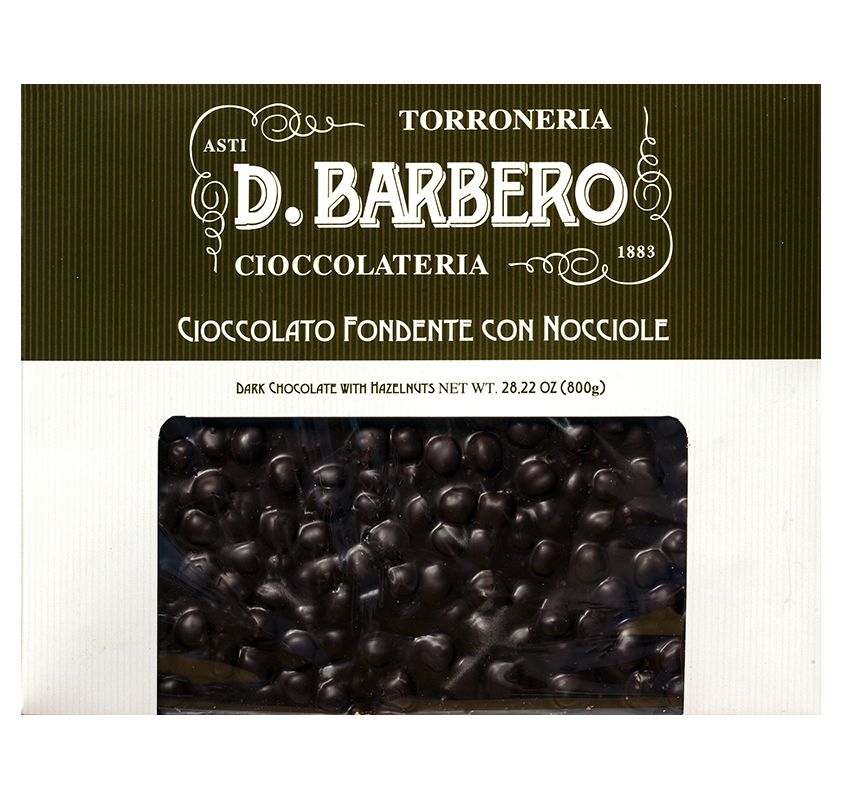 Barbero Cioccolato Fondente con Nocciole 800g