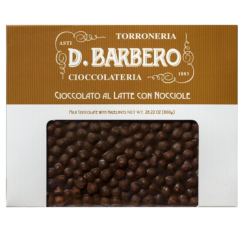 Barbero Cioccolato al Latte con Nocciole 800g