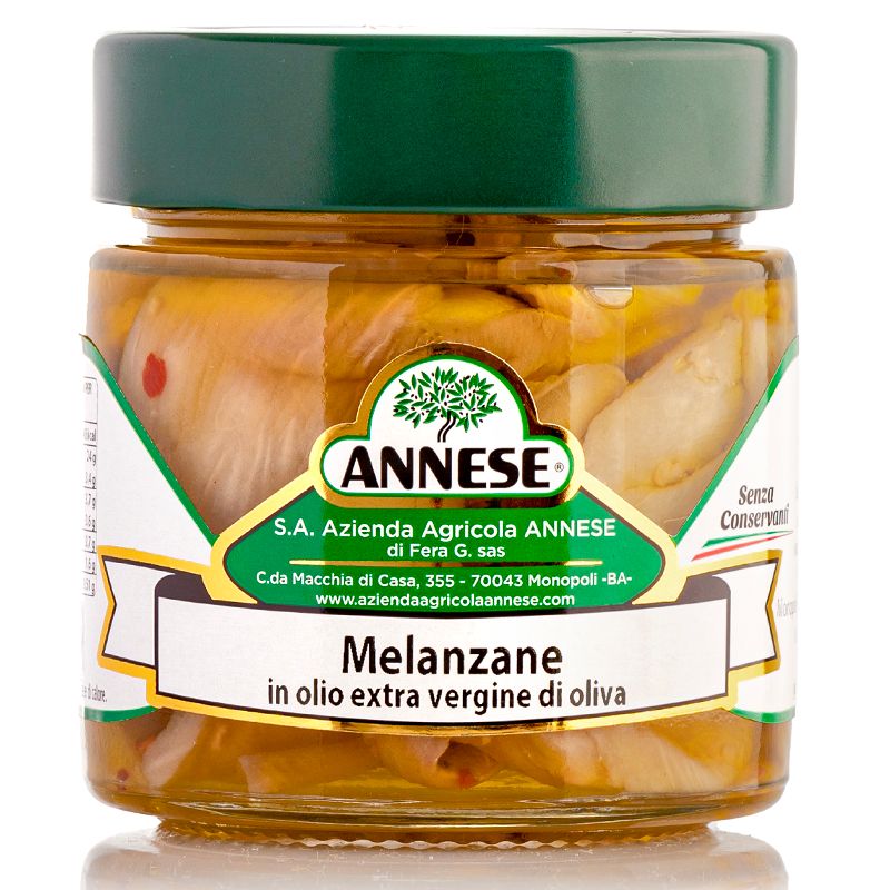 Annese Melanzane in olio extra vergine d'oliva 210 gr