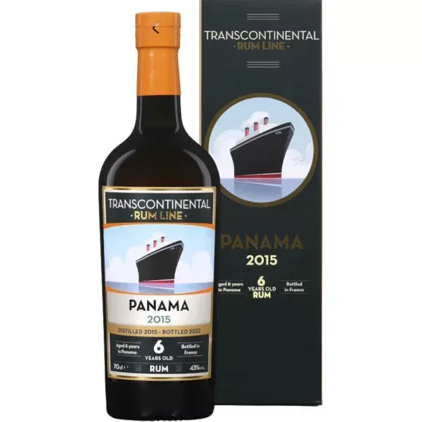Transcontinental Rum Line Panama 2015 (6 YO) 70cl - vol. 43 % Astuccio