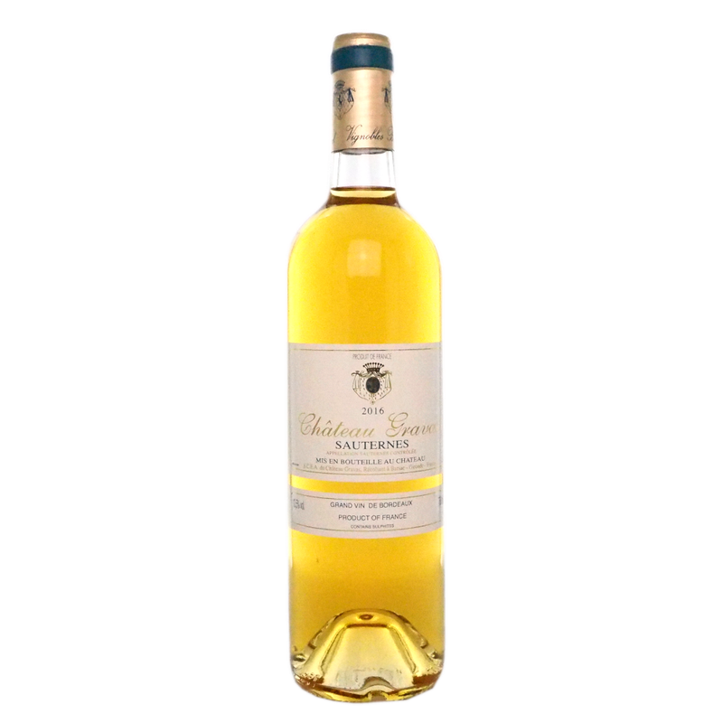 Chateau Gravas Sauternes 2016 750 ml - vol. 12,5%