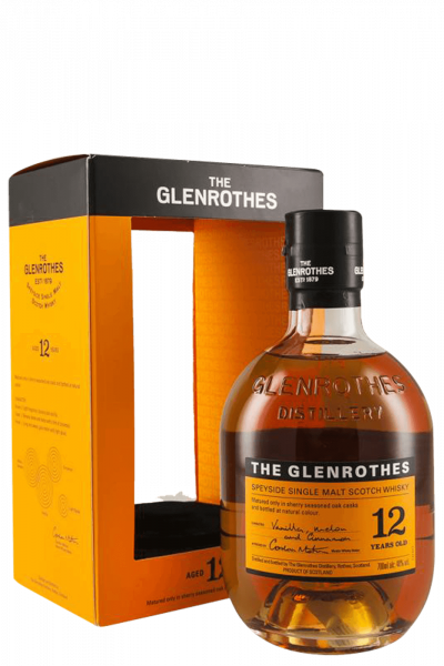 The Glenrothes 12 Y.O. WHISKYSINGLE  MALT GLENROTHES SCOZIA70 cl / 40° con Astuccio