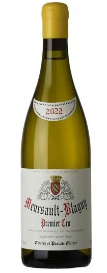 Thierry et Pascale Matrot Meursault-Blagny Premier Cru Appellation Meursault Controllée 2022 750 ml vol 13,5°
