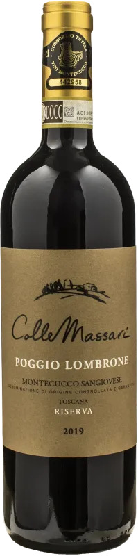 ColleMassari Poggio Lombrone Montecucco Sangiovese Riserva 2019 DOCG 750 ml - vol.14,5 %