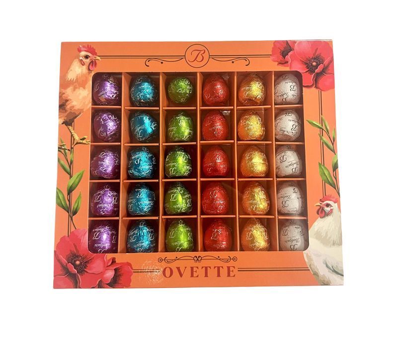 Bodrato Scatola di 30 ovette stagnolate gusti assortiti 380 g