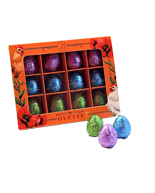 Bodrato Scatola di 12 ovette stagnolate gusti assortiti 150 g