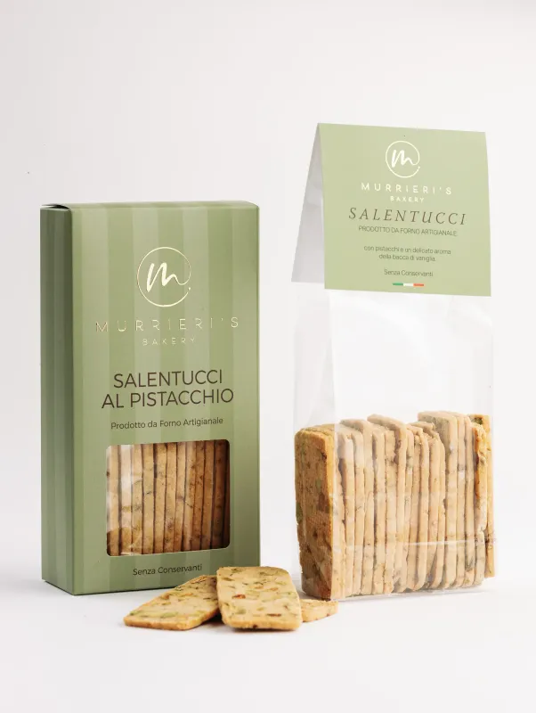 Murrieri's Bakery Biscotti Salentucci al Pistacchio  150gr