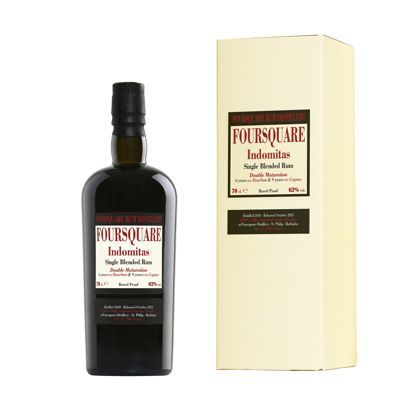 Foursquare Indomitas Single Blended Rum Double Maturation 700 ml - vol. 62° astuccio