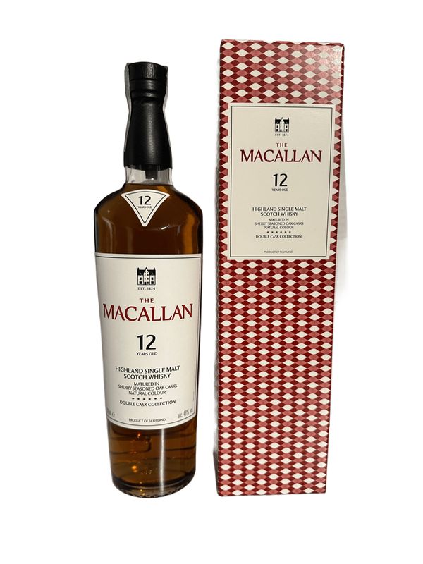 The Macallan 12 Y.O. Sherry Seasoned Oak Cask Natural Color 2025 Edition Double Cask 70 cl / 40° Malt Scozia Astuccio