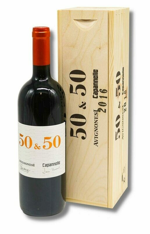 50 & 50 Avignonesi Capannelle 2021 75cl - Capannelle cassetta in legno